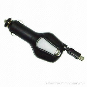 USB In-car Charger for iPhone, 4.2 to 9V DC Output Voltage with CE and E Marks